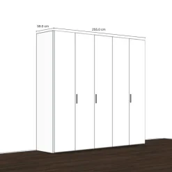 Armadio moderno personalizzabile su misura - Pozzoli