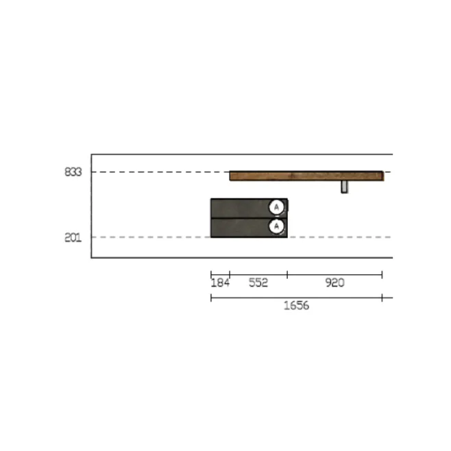 Composizione Bagno Depth - LAGO