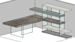 Composizione Home Office Air - LAGO