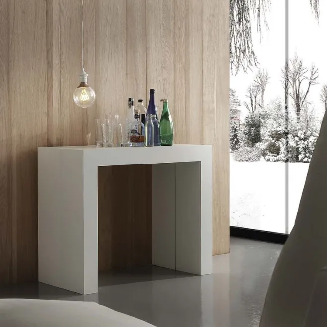 Consolle allungabile in legno Logika - Pozzoli