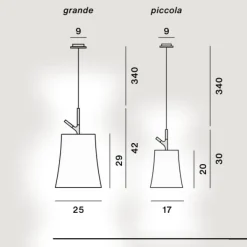 Lampada a sospensione Birdie - Foscarini