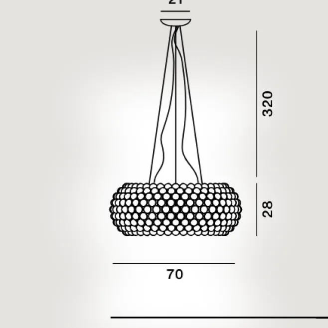 Lampada a sospensione Caboche Plus - Foscarini