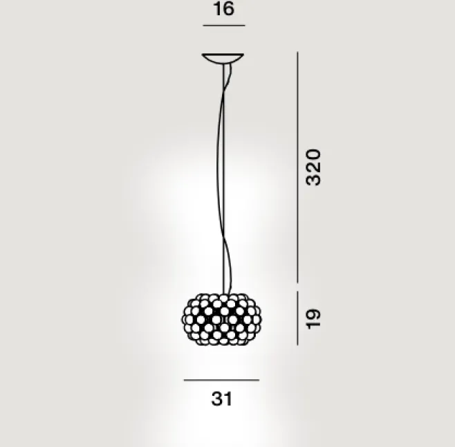 Lampada a sospensione Caboche Plus - Foscarini