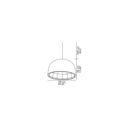 Lampada a sospensione Empty - Oluce