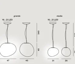 Lampada a sospensione Gregg - Foscarini