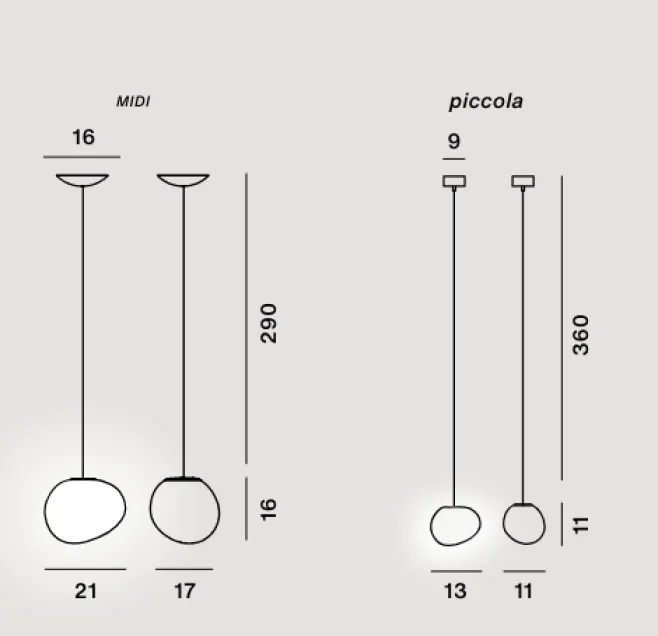 Lampada a sospensione Gregg - Foscarini