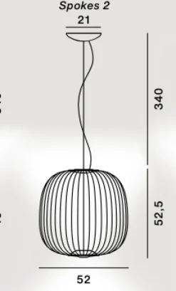 Lampada a sospensione Spokes - Foscarini