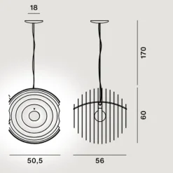 Lampada a sospensione Supernova - Foscarini
