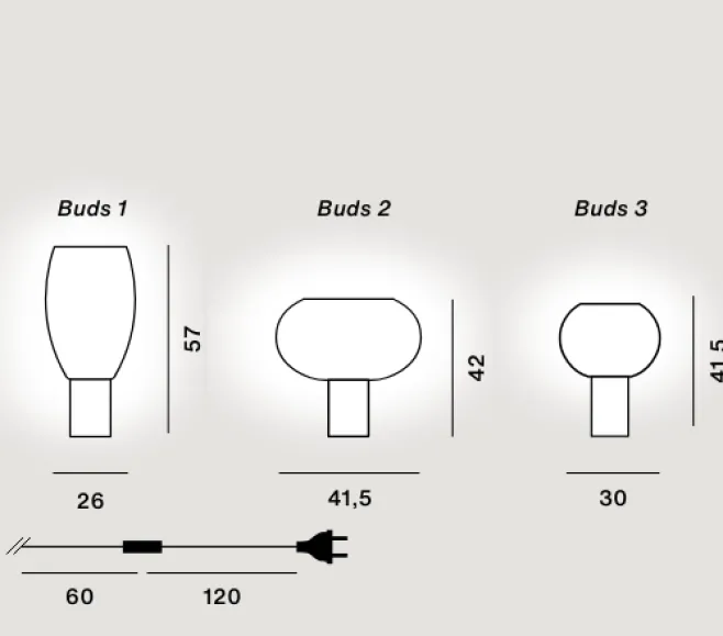 Lampada da tavolo Buds - Foscarini