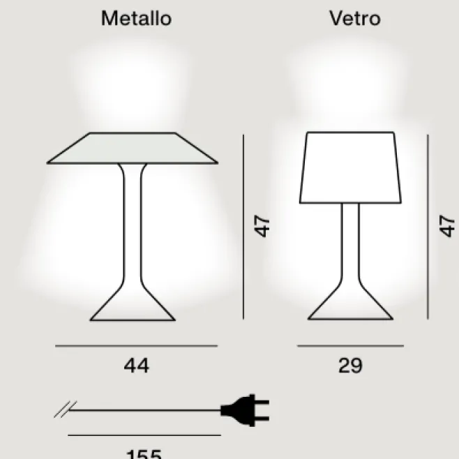 Lampada da tavolo Chapeaux - Foscarini