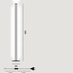 Lampada da terra Chiaroscura - Foscarini