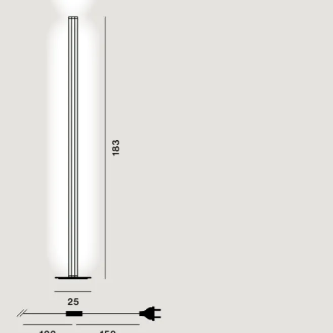 Lampada da terra Chiaroscura - Foscarini