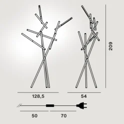 Lampada da terra Tuareg - Foscarini