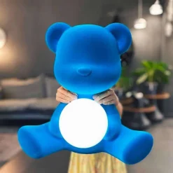 Lampada Teddy Girl Velvet - Qeeboo
