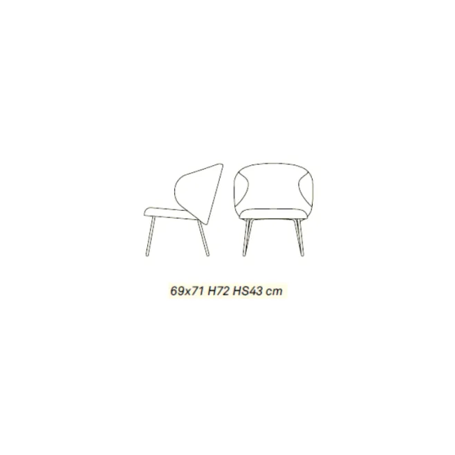 Poltroncina Tuka Lounge Outdoor - Connubia