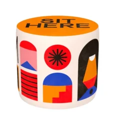 Pouf Oggian Sit Here - Qeeboo