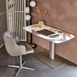 Scrittoio Regolabile Runner Keramik - Cattelan Italia