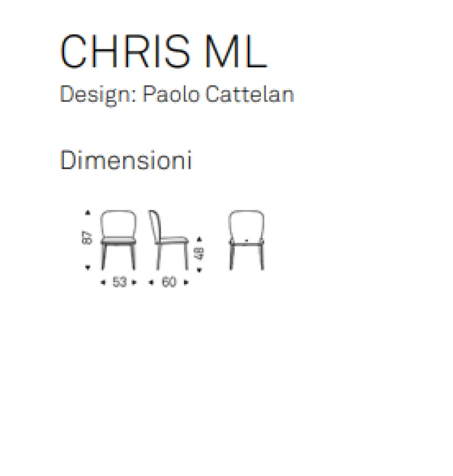 Sedia Chris ML Promo - Cattelan
