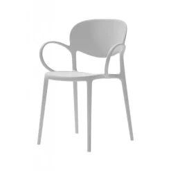 Sedia impilabile con braccioli Abby - Connubia