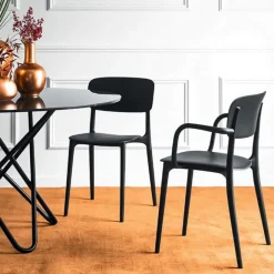 Sedia impilabile con braccioli Liberty - Calligaris