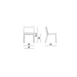 Sedia Lizz Mat - Kartell
