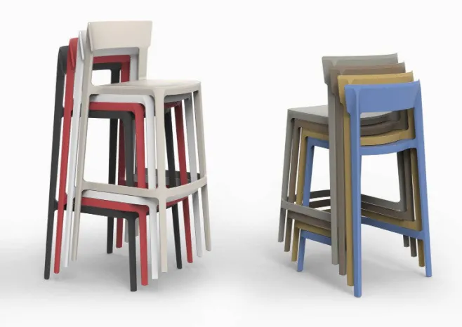Sgabello Fisso Skin - Calligaris