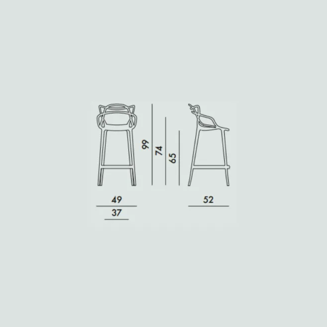Sgabello Masters - Kartell