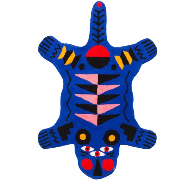Tappeto Oggian Blue Panther - Qeeboo
