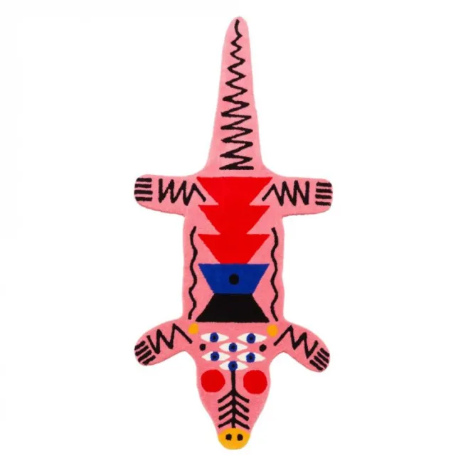 Tappeto Oggian Crocopink - Qeeboo