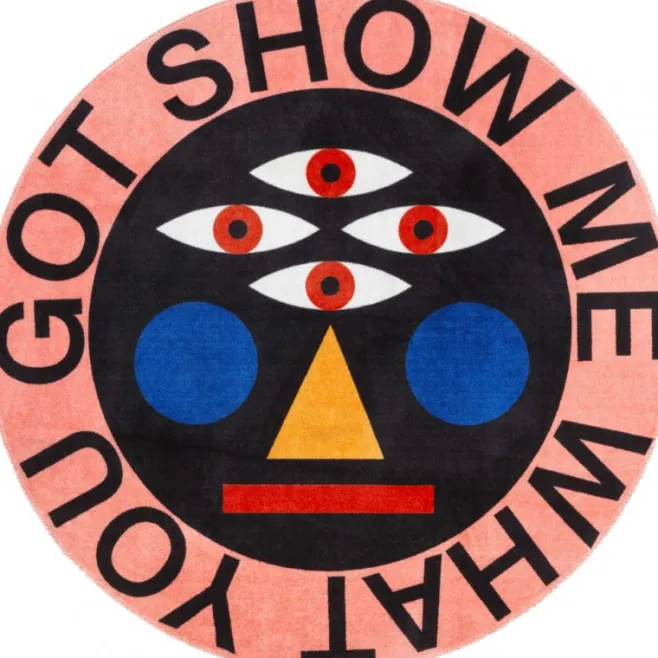 Tappeto Oggian Show Me Round - Qeeboo