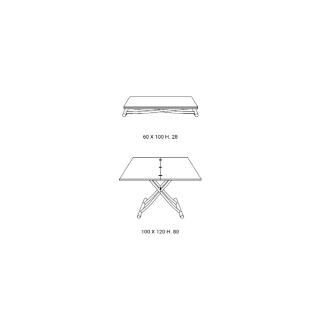 Tavolino Trasformabile Fast - Easyline