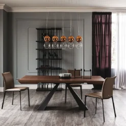 Tavolo Allungabile Eliot Wood Drive - Cattelan Italia