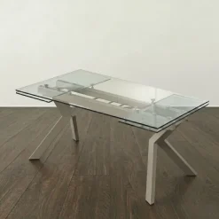 Tavolo Allungabile in cristallo Glass