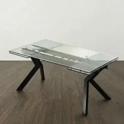 Tavolo Allungabile in cristallo Glass