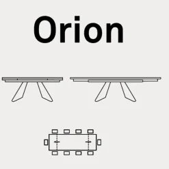 Tavolo Allungabile Orion CB4865 - Connubia