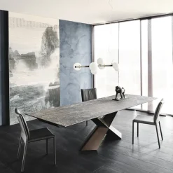 Tavolo Allungabile Tyron Keramik Drive - Cattelan Italia