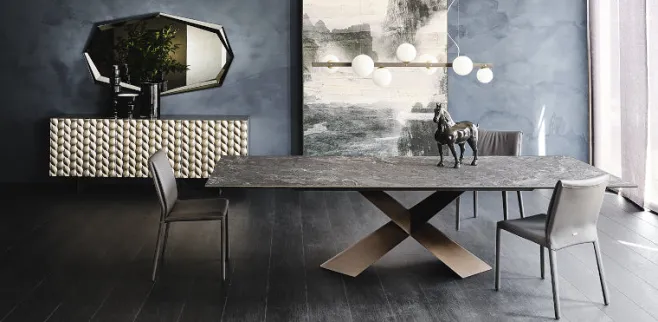 Tavolo Allungabile Tyron Keramik Drive - Cattelan Italia