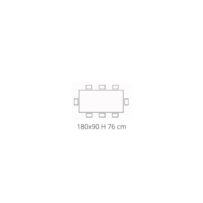 Tavolo Fisso Mikado CB4728-FR 180 - Connubia