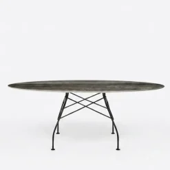 Tavolo Glossy Marmo Ovale - Kartell