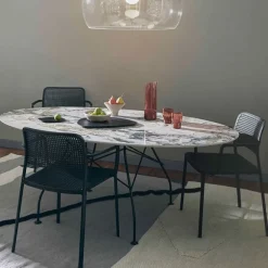 Tavolo Glossy Marmo Ovale - Kartell