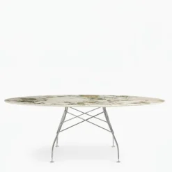 Tavolo Glossy Marmo Ovale - Kartell