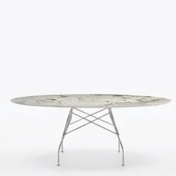 Tavolo Glossy Marmo Ovale - Kartell