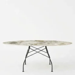 Tavolo Glossy Marmo Ovale - Kartell
