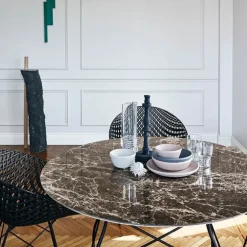 Tavolo Glossy Marmo Ovale - Kartell