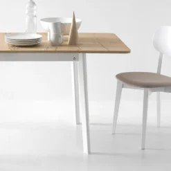 Tavolo quadrato allungabile Dine 90x90 cm - Connubia