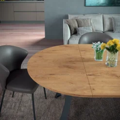 Tavolo Rotondo Allungabile Convivio - Easyline