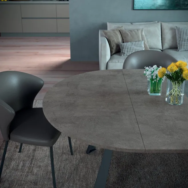 Tavolo Rotondo Allungabile Convivio - Easyline