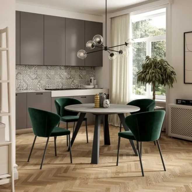 Tavolo Rotondo Allungabile Convivio - Easyline