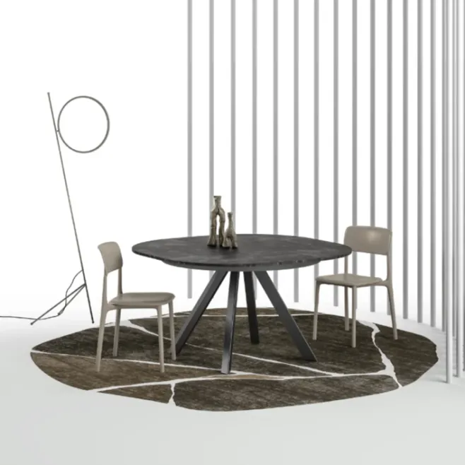 Tavolo rotondo allungabile Petalo - Easyline