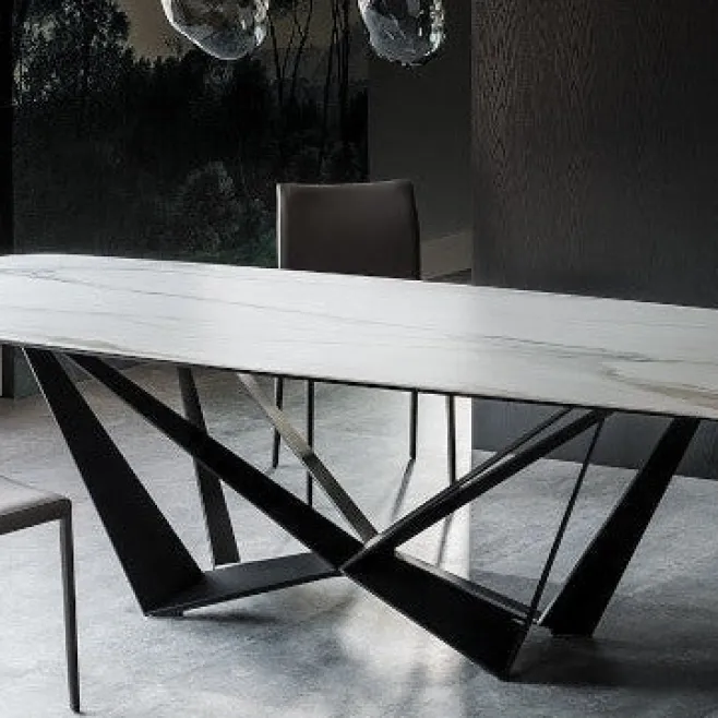 Tavolo Skorpio Keramik - Cattelan Italia